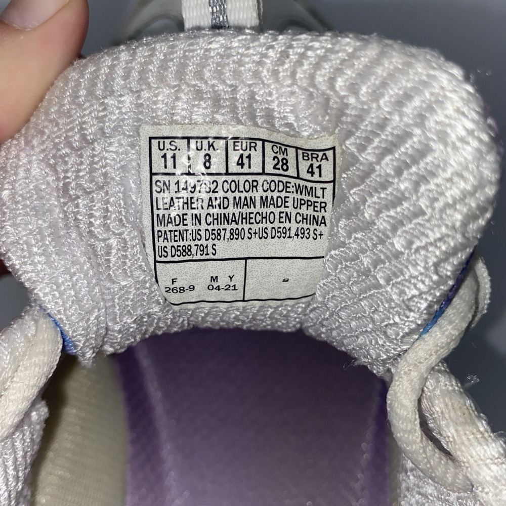 Sketchers D' Lites Galaxy Fantasy Sneakers White Size 11 Air-Cooled Memory Foam - Picture 6 of 7